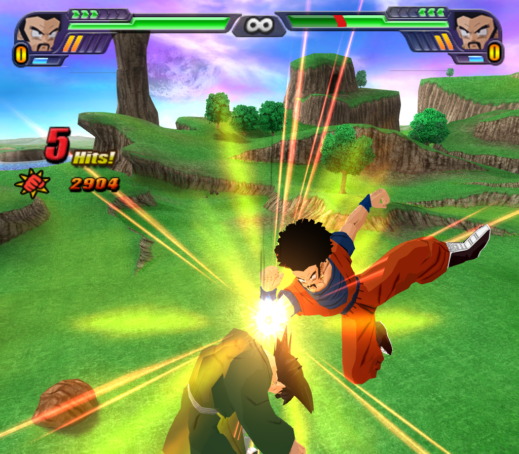 Gokule (Goku and Hercule Fusion)